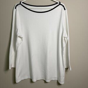 White LS Top by Kim Rogers